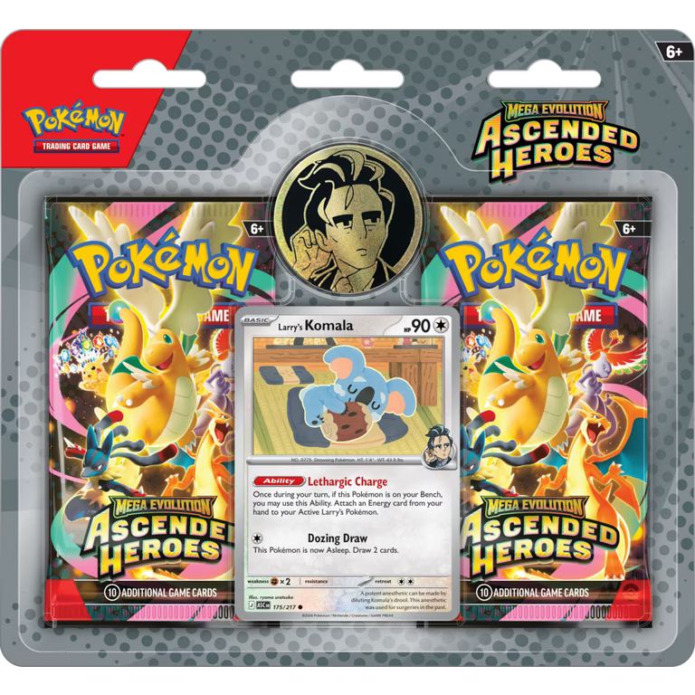 Pokemon TCG: Mega Evolution: Ascended Heroes: 2-Pack Blister