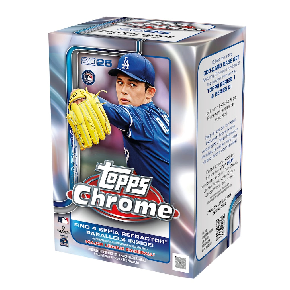 2025 Topps Chrome Baseball - Factory Sealed Blaster