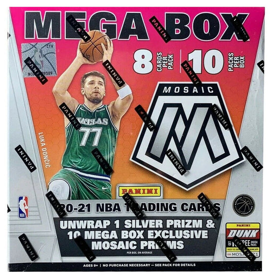 2020/21 Panini Mosaic Basketball Mosaic Mega Box