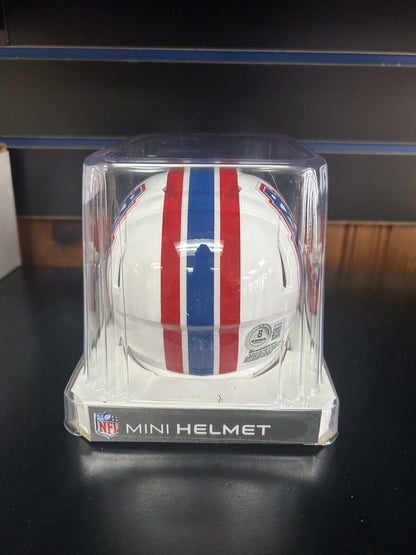 Earl Campbell Beckett COA Oilers Mini Helmet