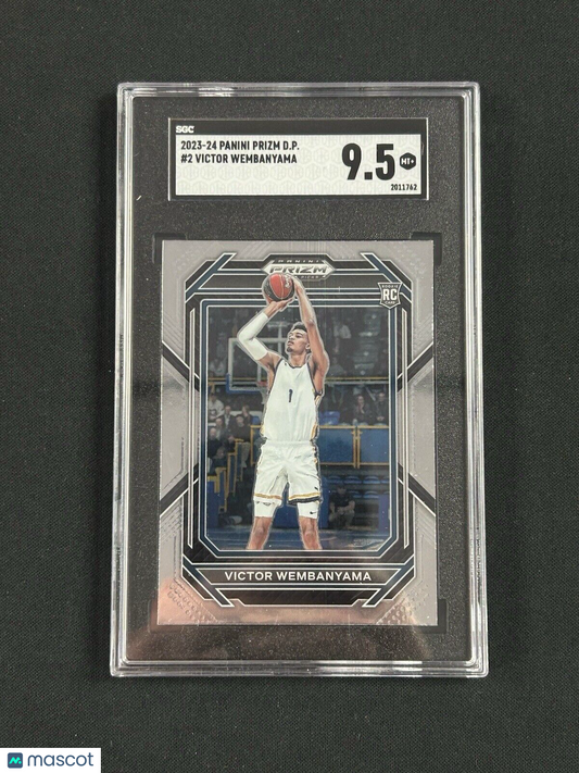 2023 Panini Prizm Draft Picks #2 Victor Wembanyama SGC 9.5