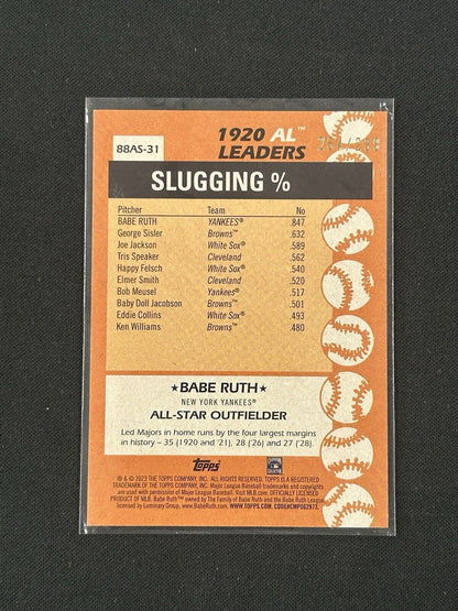 2023 Topps 35th Anniversary All Star #88AS-31 Babe Ruth /299