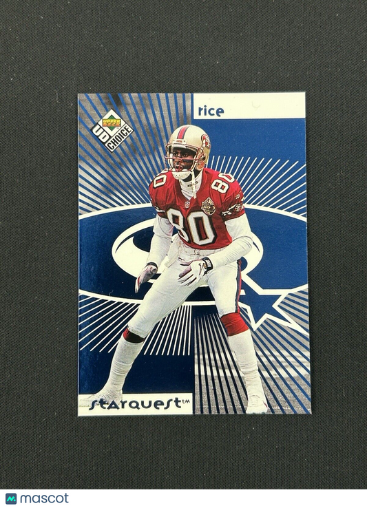 1998 Upper Deck Starquest Blue Jerry Rice Randy Moss