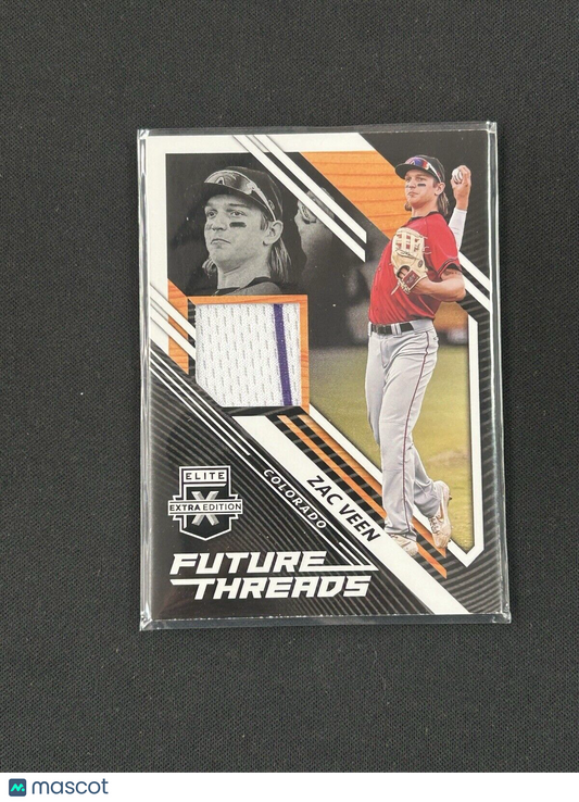 2021 Panini Elite Extra Edition - Future Threads #FT-ZV Zac Veen