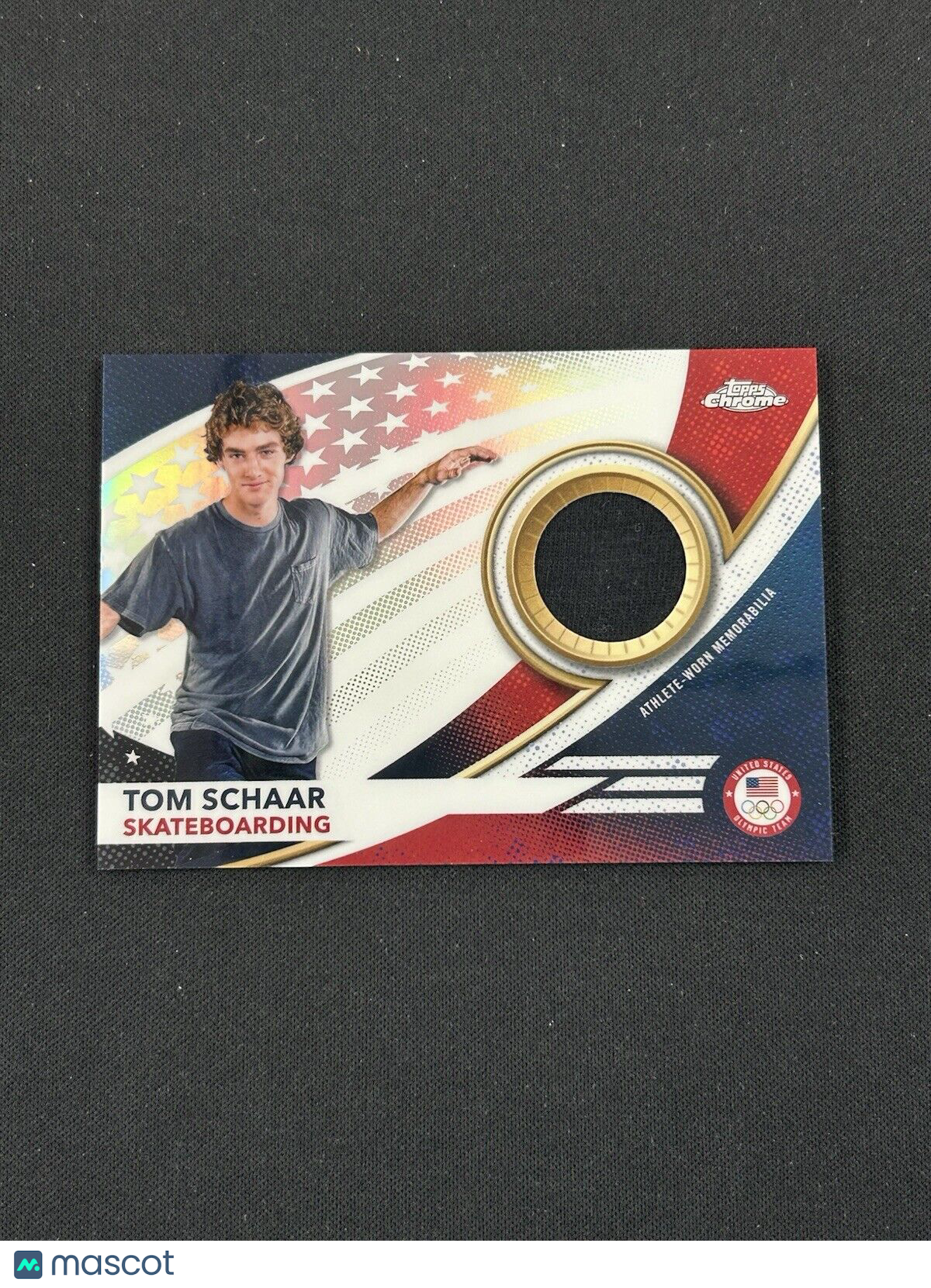 2024 Topps Chrome Olympics Tom Schaar Patch