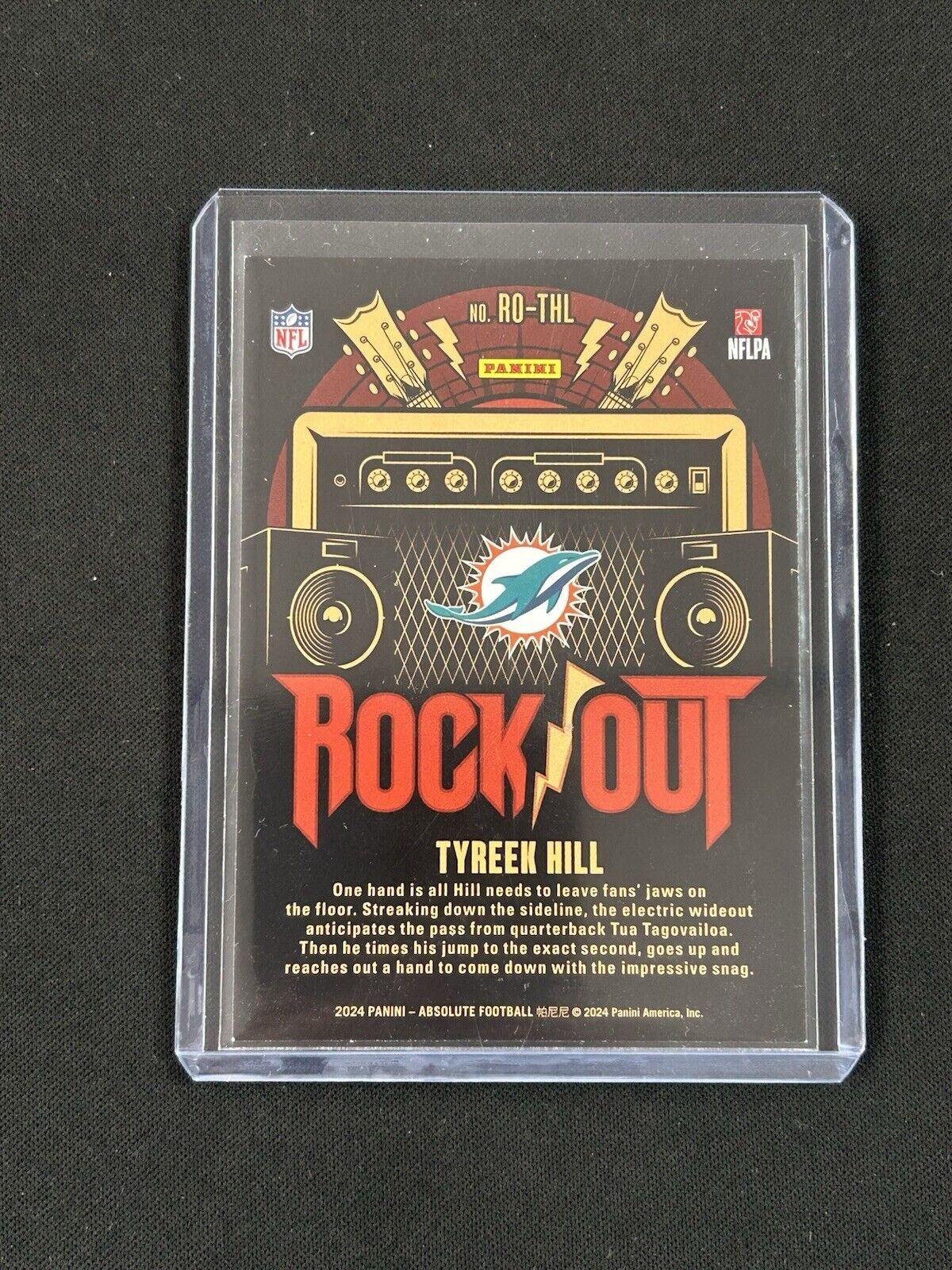 2024 Panini Absolute Rock Out #RO-THL Tyreek Hill