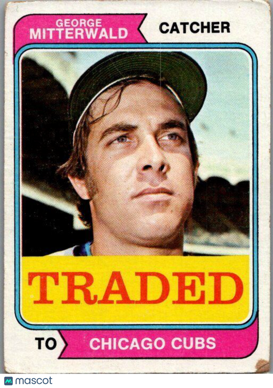 1974 Topps #249T George Mitterwald Traded