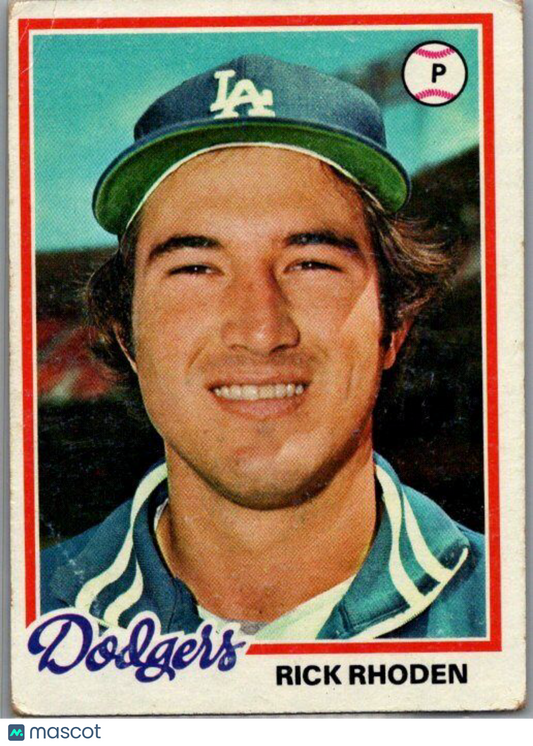 1978 Topps #605 Rick Rhoden