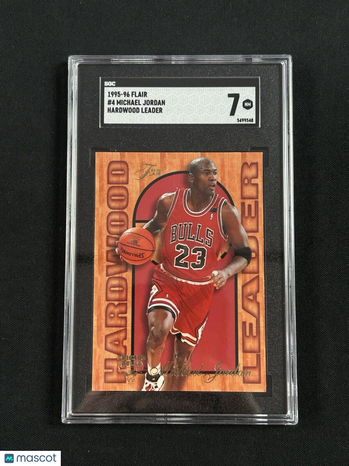 1995 Flair Hardwood Leaders #4 Michael Jordan SGC 7