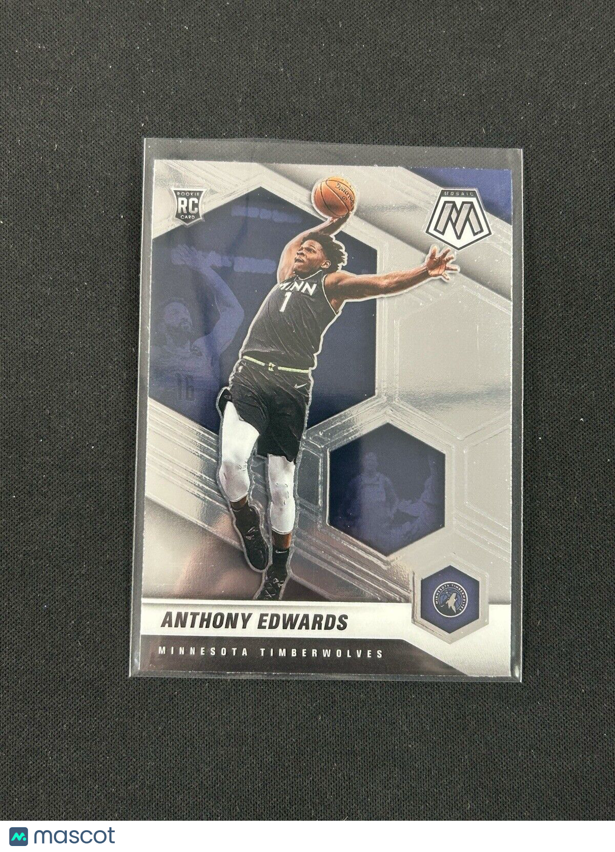 2020-21 Panini Mosaic #201 Anthony Edwards RC