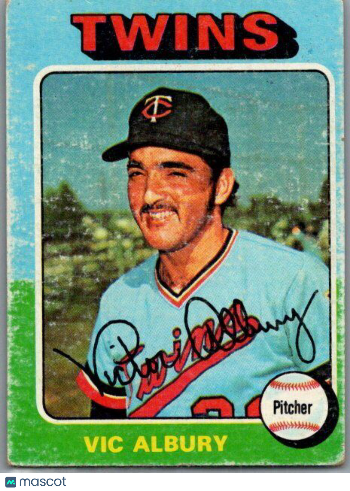 1975 Topps #368 Vic Albury