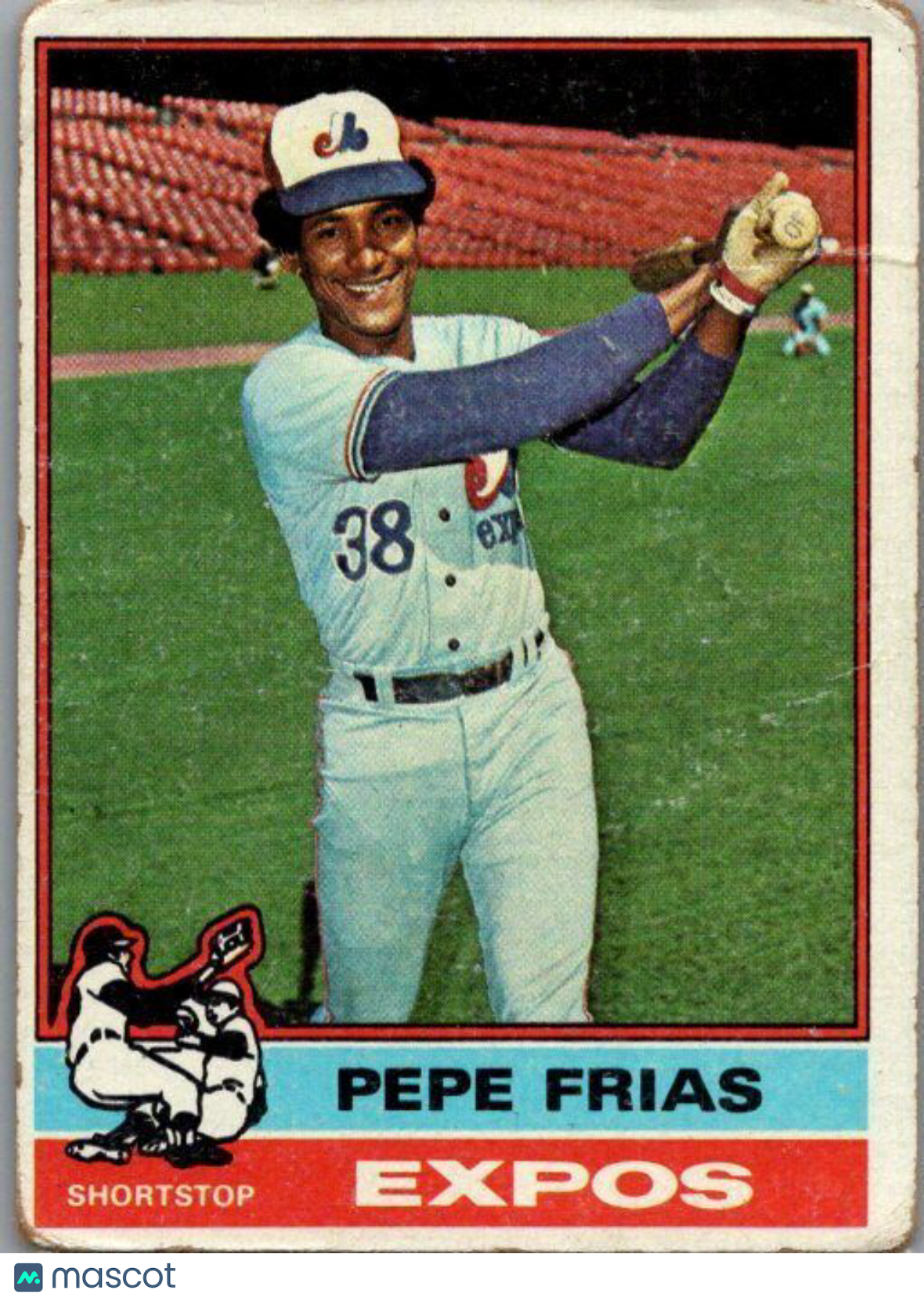 1976 Topps #544 Pepe Frias