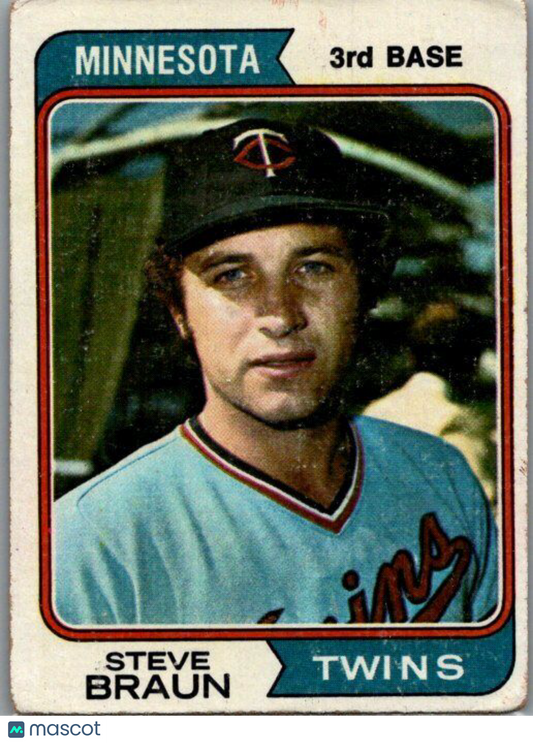 1974 Topps #321 Steve Braun