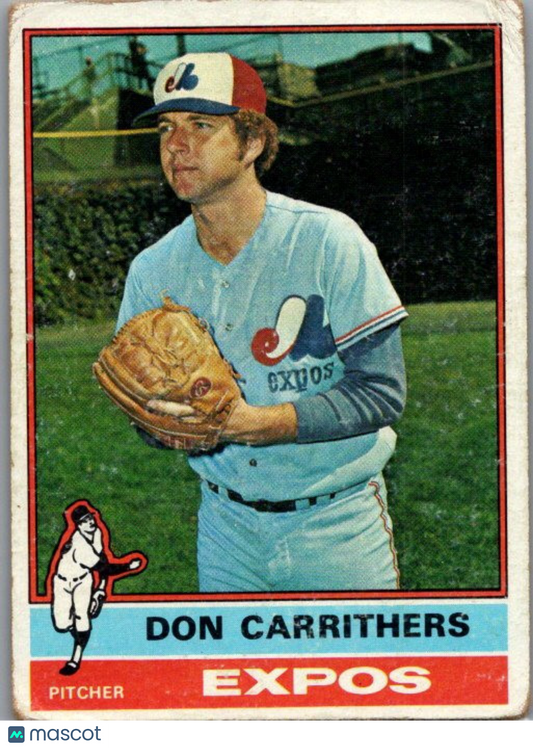 1976 Topps #312 Don Carrithers