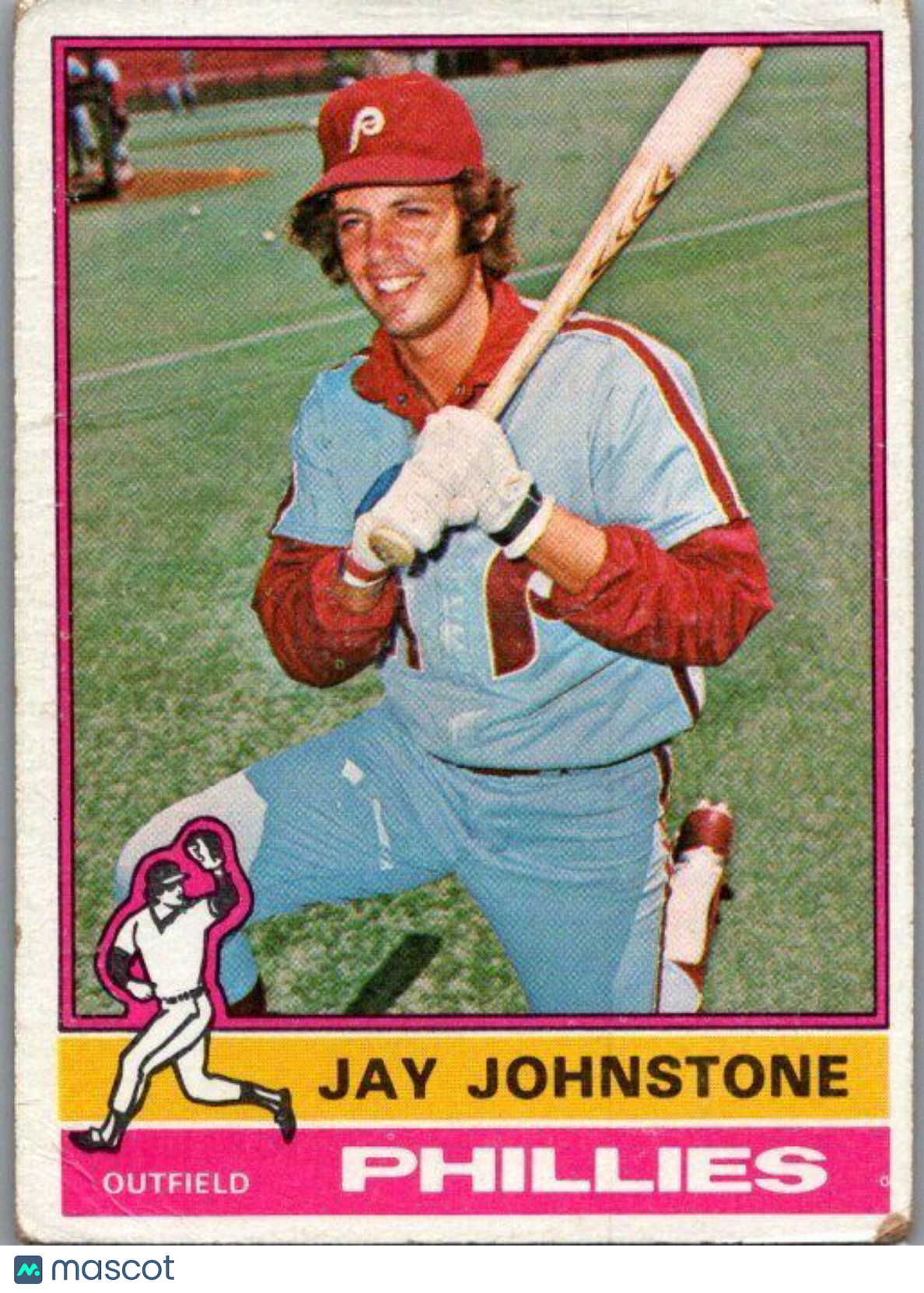 1976 Topps #114 Jay Johnstone