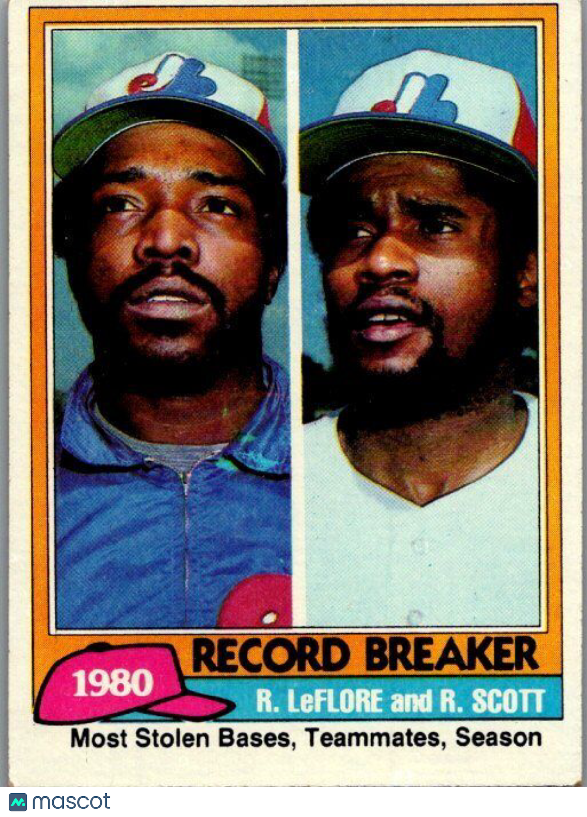 1981 Topps #204 Ron LeFlore / Rodney Scott