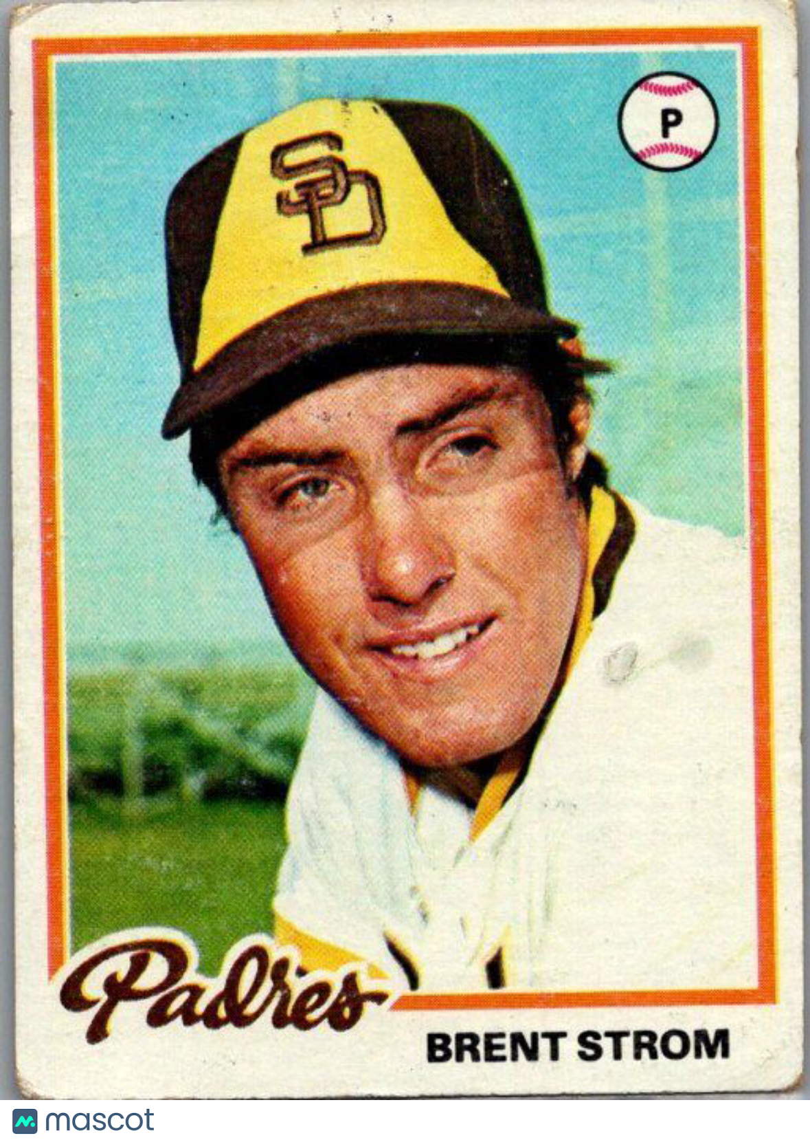 1978 Topps #509 Brent Strom