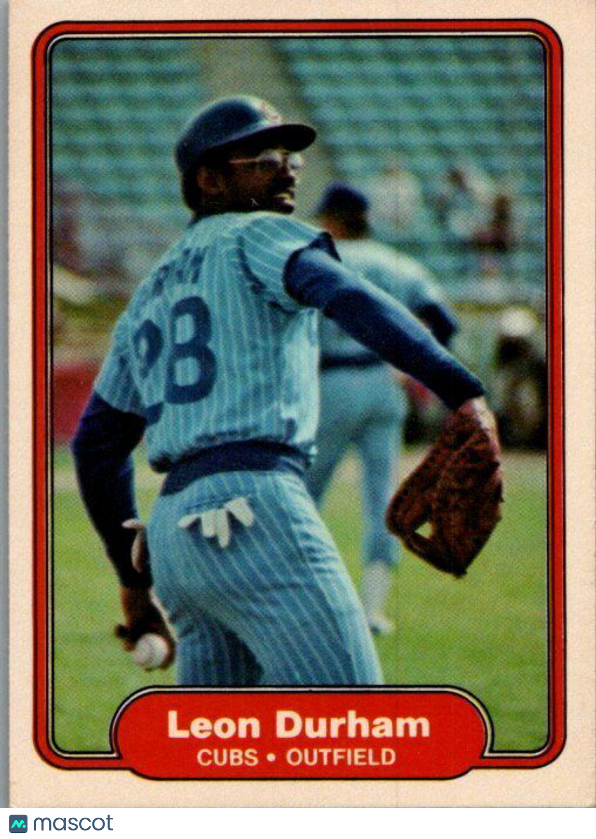 1982 Fleer #595 Leon Durham