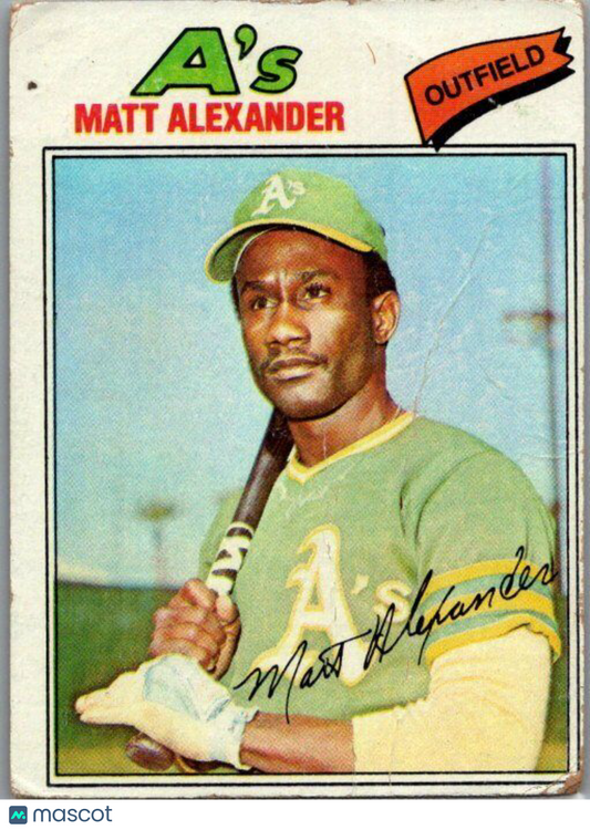 1977 Topps #644 Matt Alexander