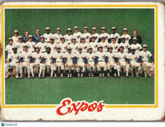 1978 Topps #244 Montreal Expos Team Checklists