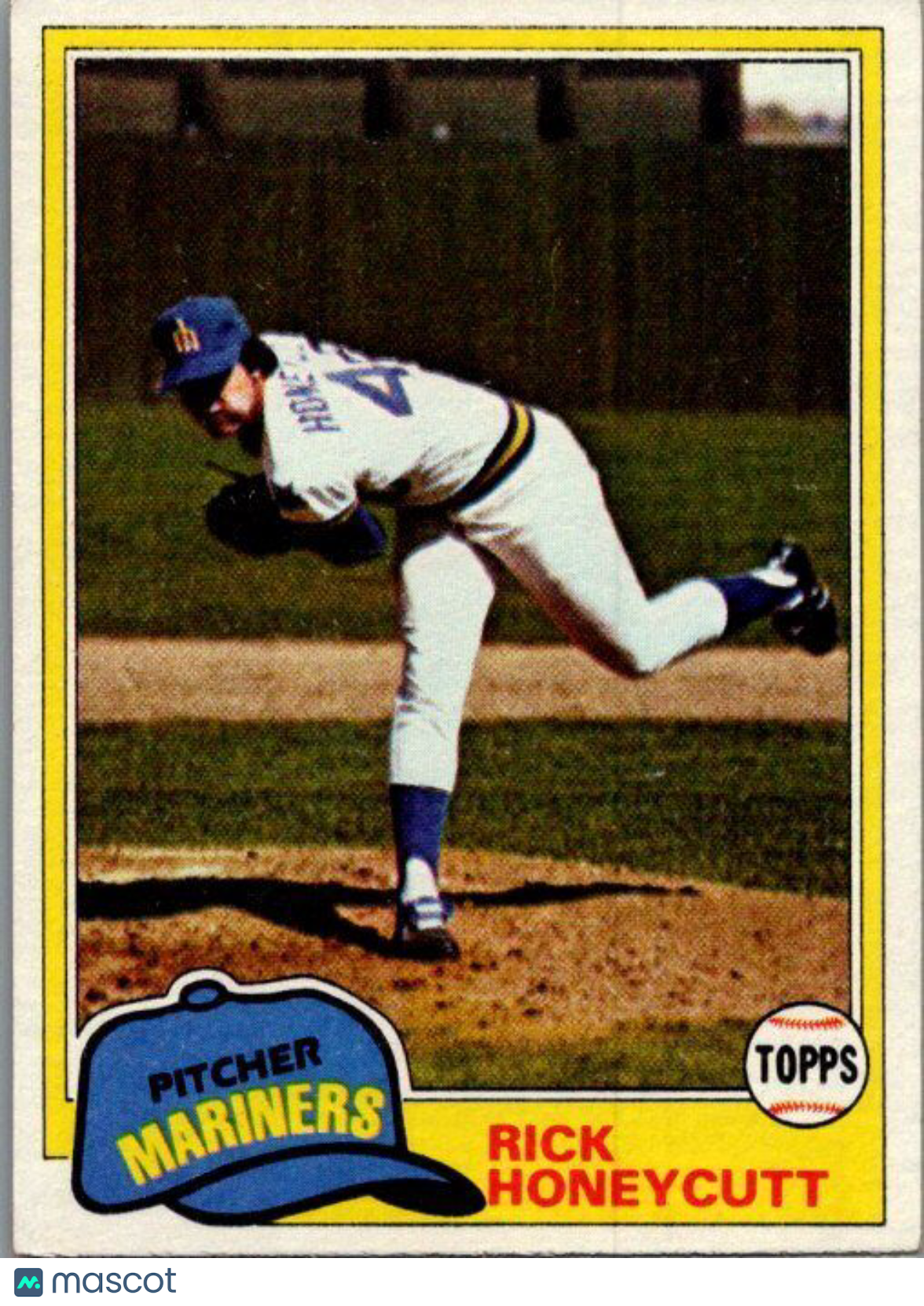 1981 Topps #33 Rick Honeycutt