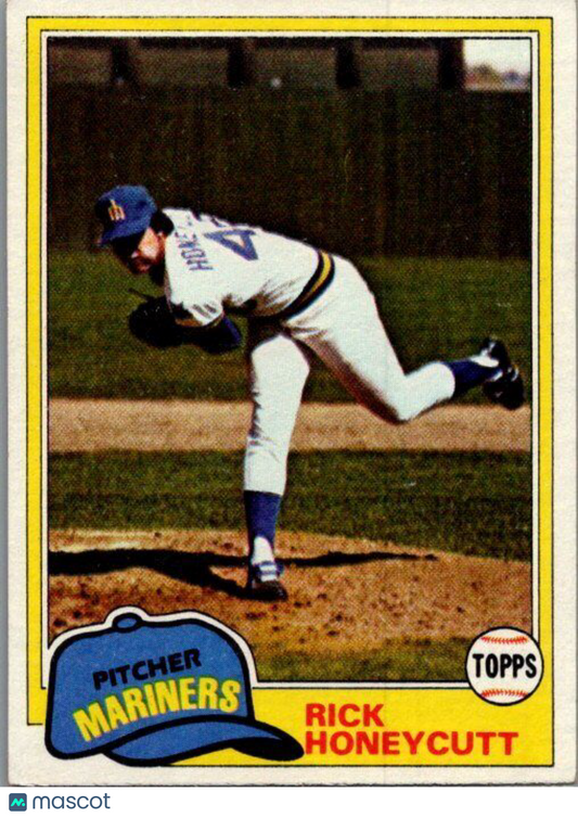 1981 Topps #33 Rick Honeycutt