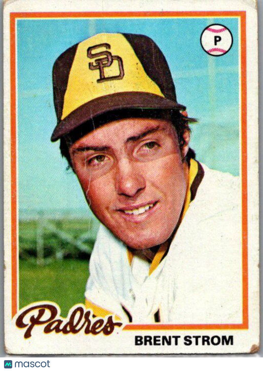 1978 Topps #509 Brent Strom