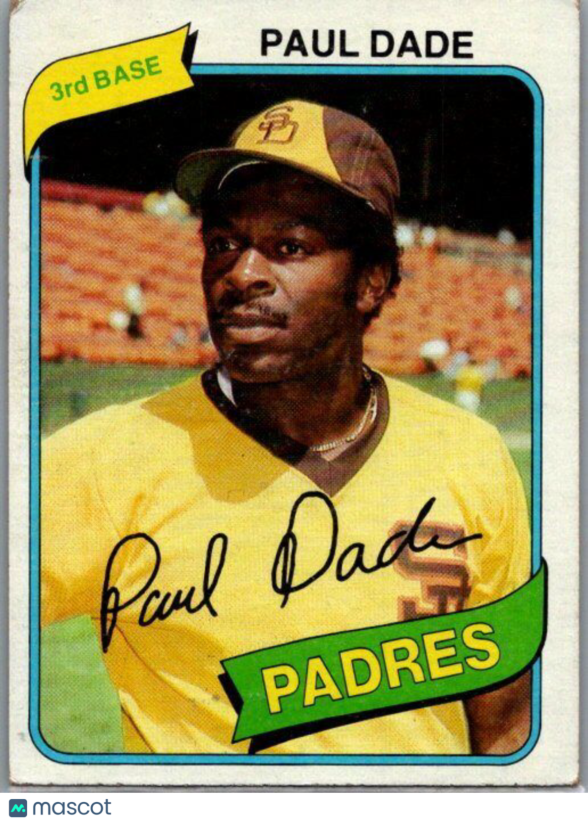 1980 Topps #254 Paul Dade