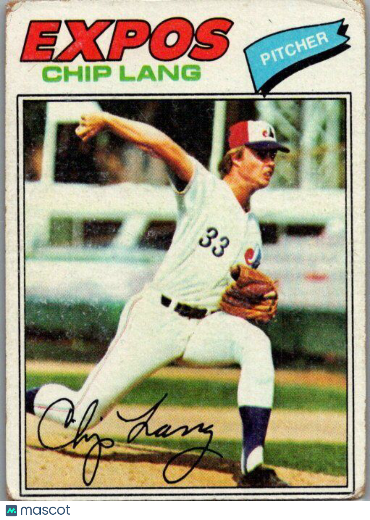 1977 Topps #132 Chip Lang