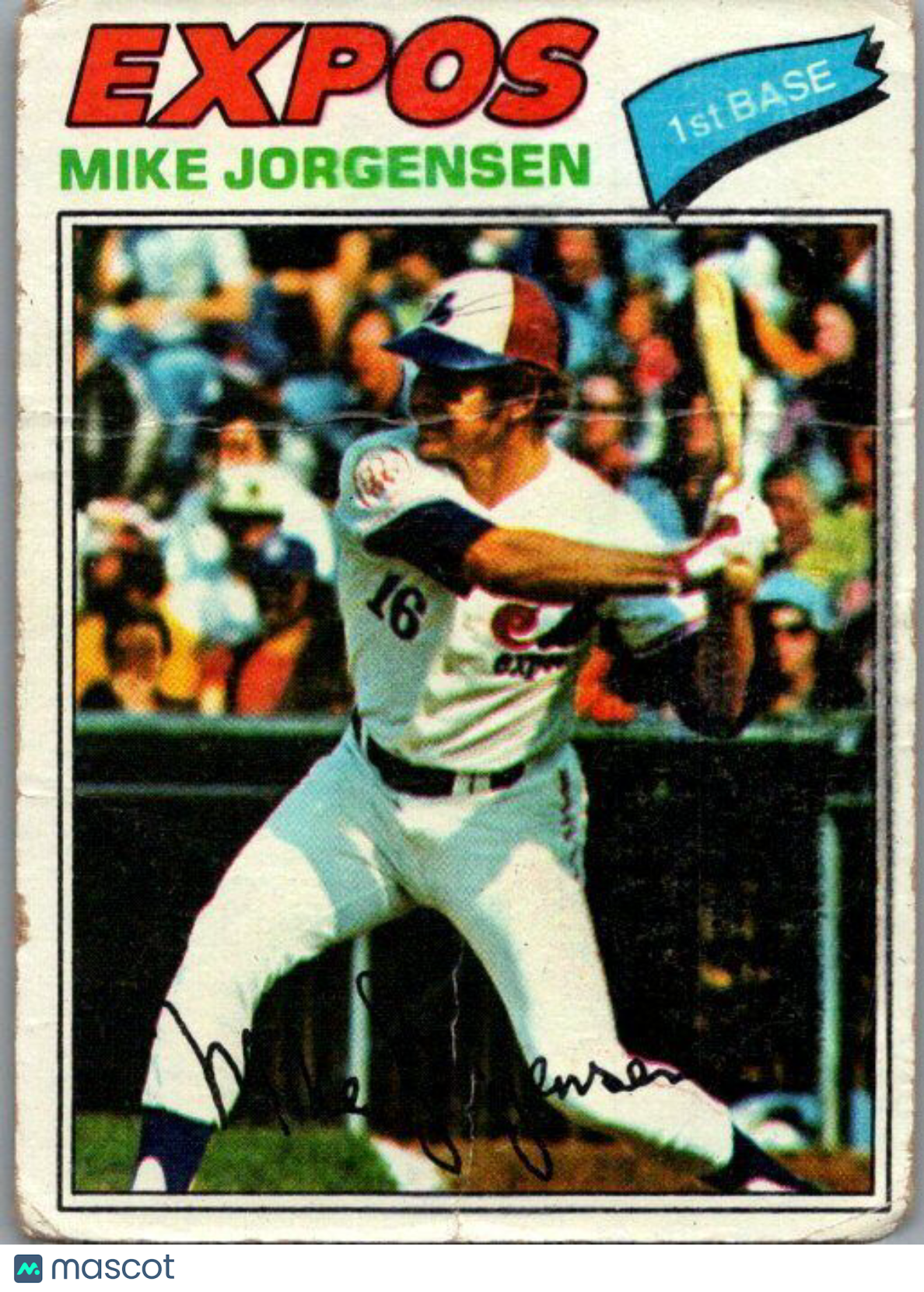 1977 Topps #368 Mike Jorgensen