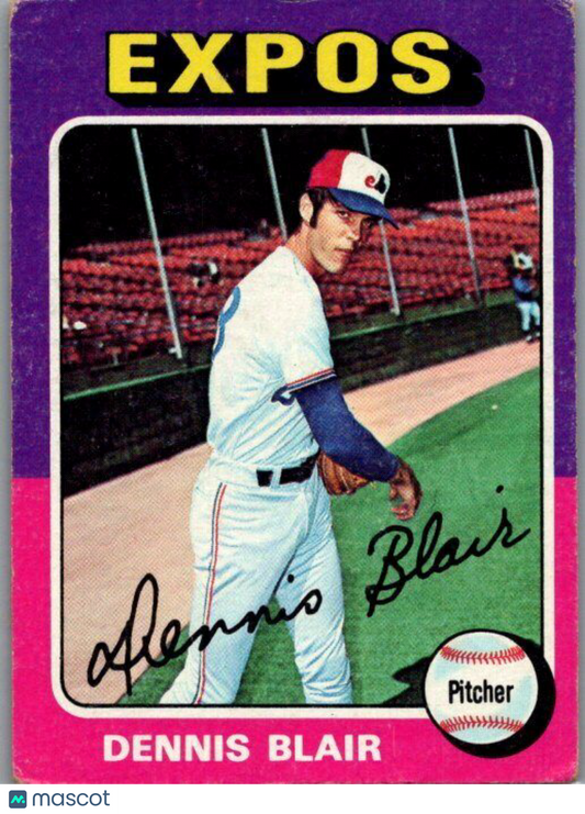 1975 Topps #521 Dennis Blair