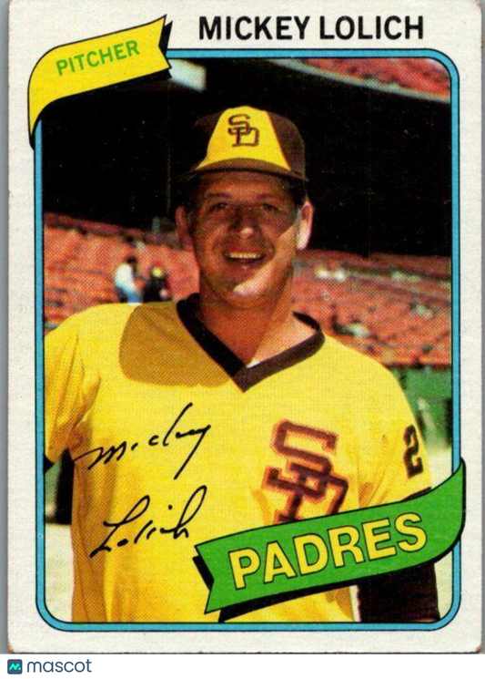 1980 Topps #459 Mickey Lolich