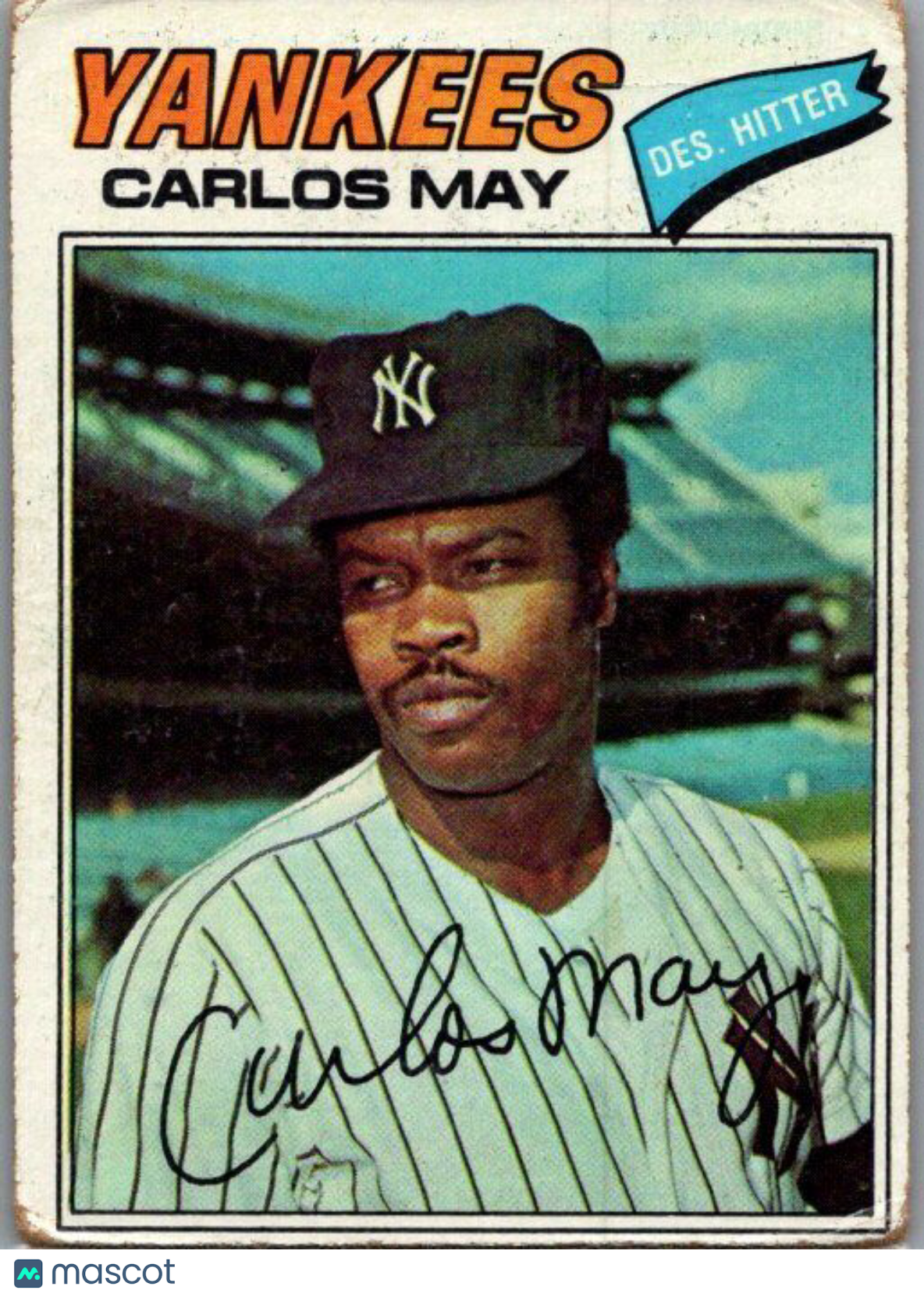 1977 Topps #568 Carlos May