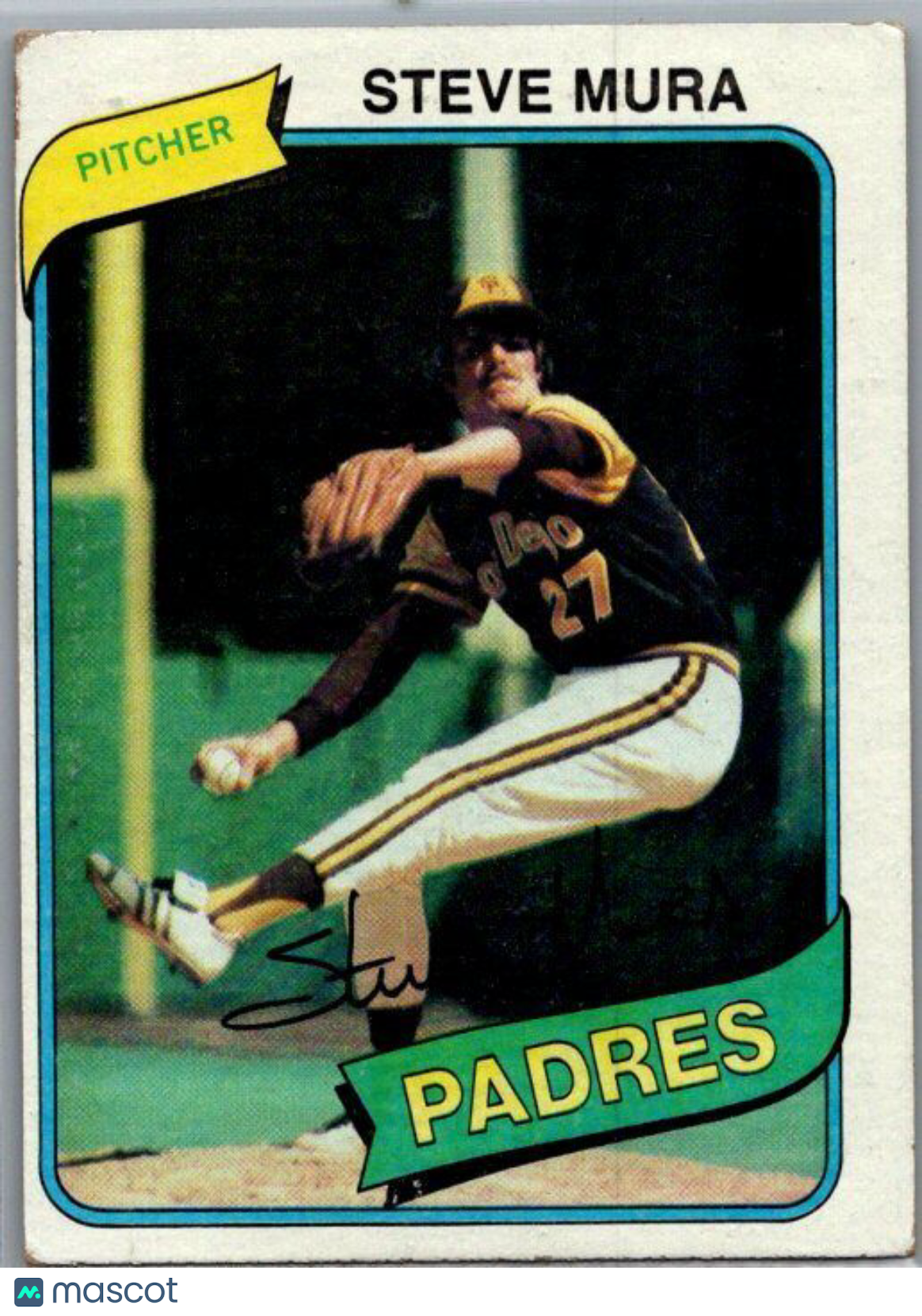 1980 Topps #491 Steve Mura