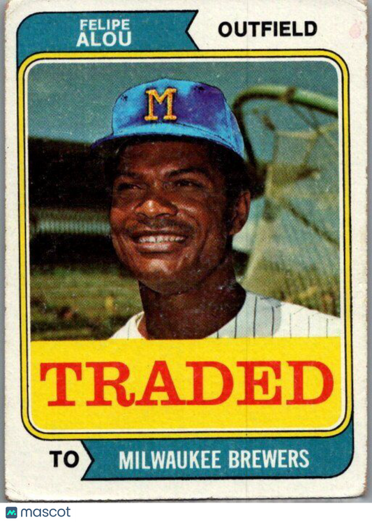 1974 Topps #485T Felipe Alou Traded