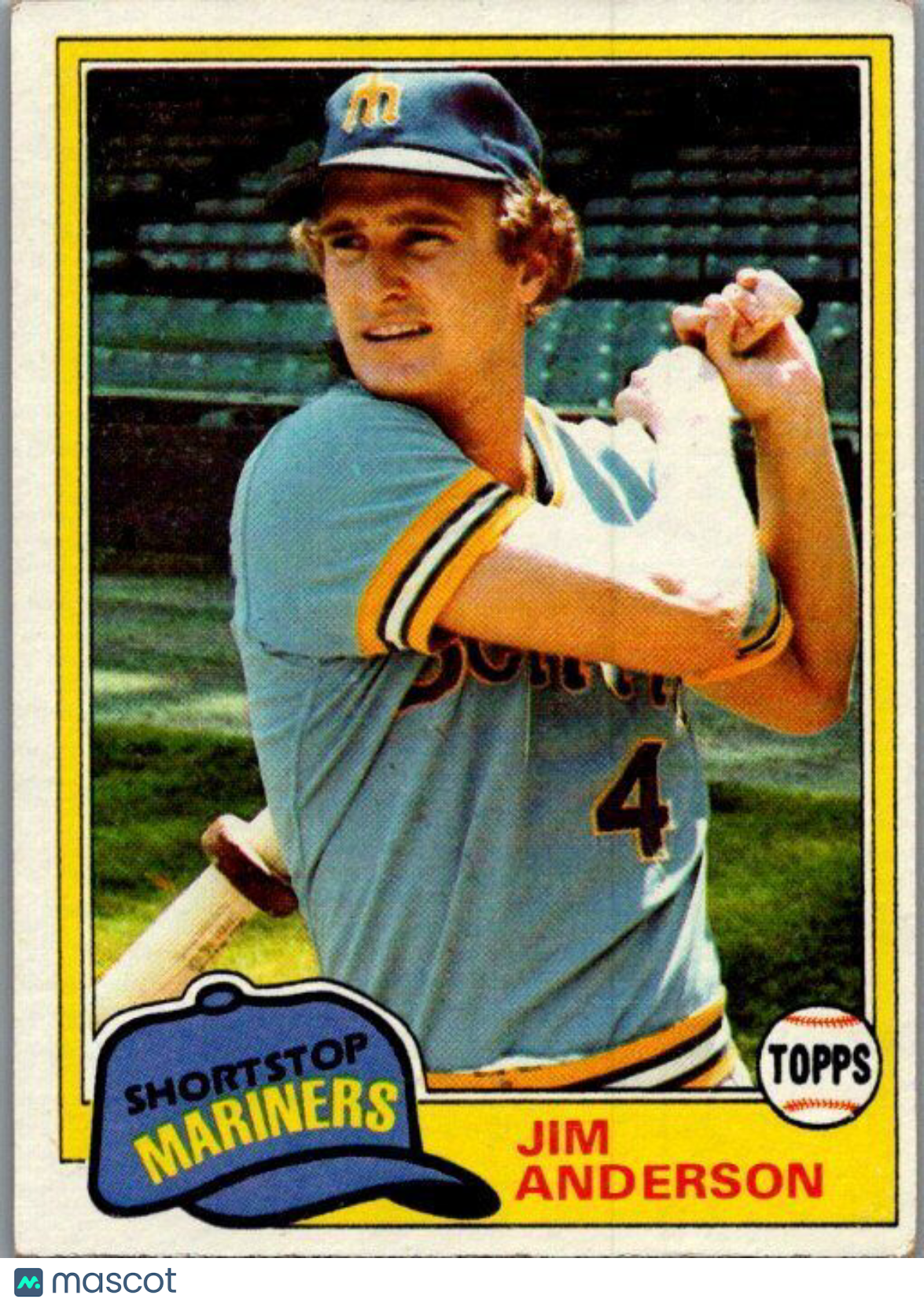 1981 Topps #613 Jim Anderson