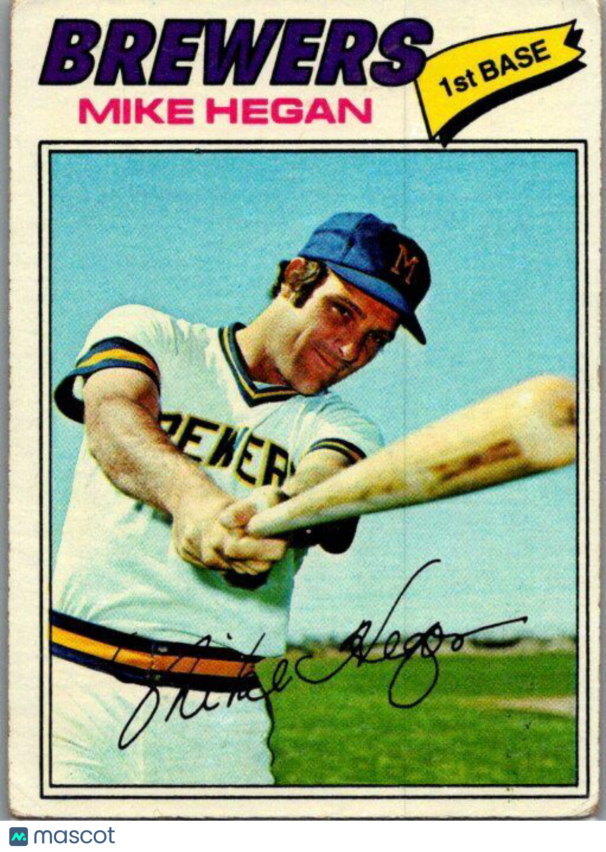 1977 Topps #507 Mike Hegan