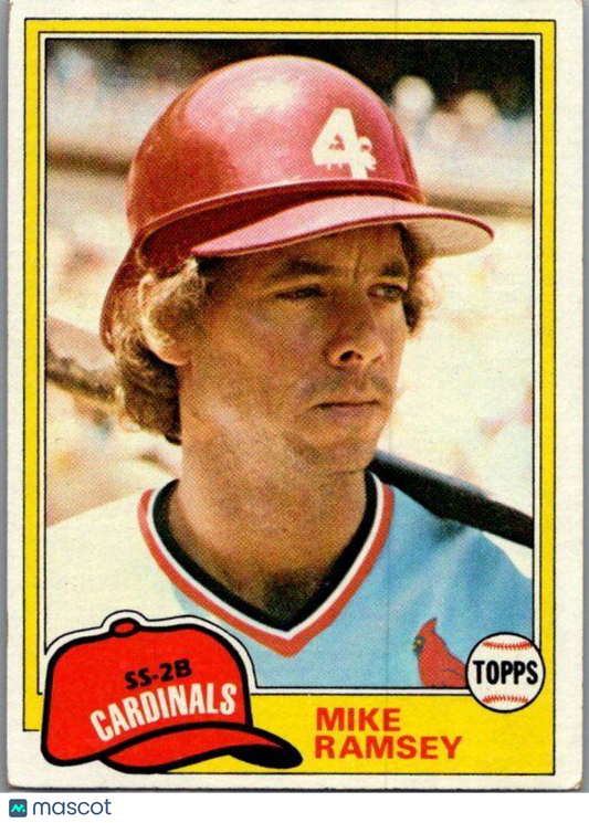 1981 Topps #366 Mike Ramsey