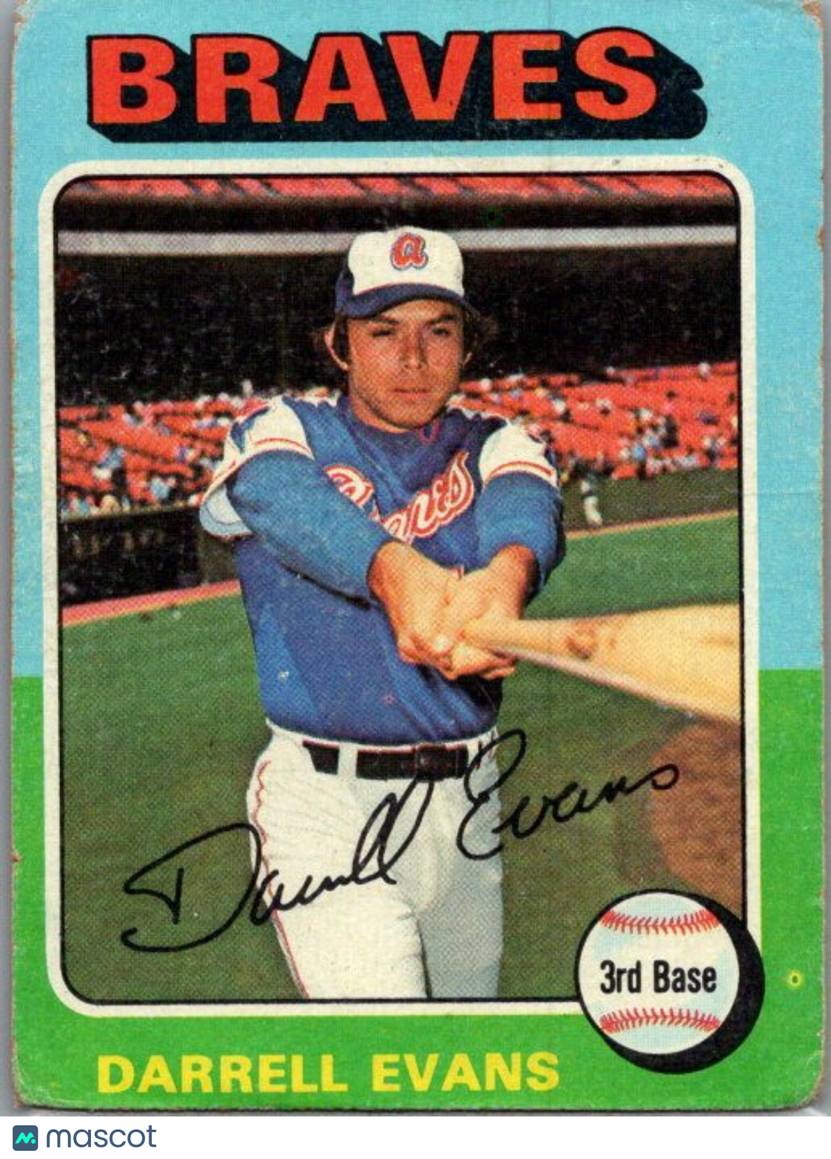 1975 Topps #475 Darrell Evans