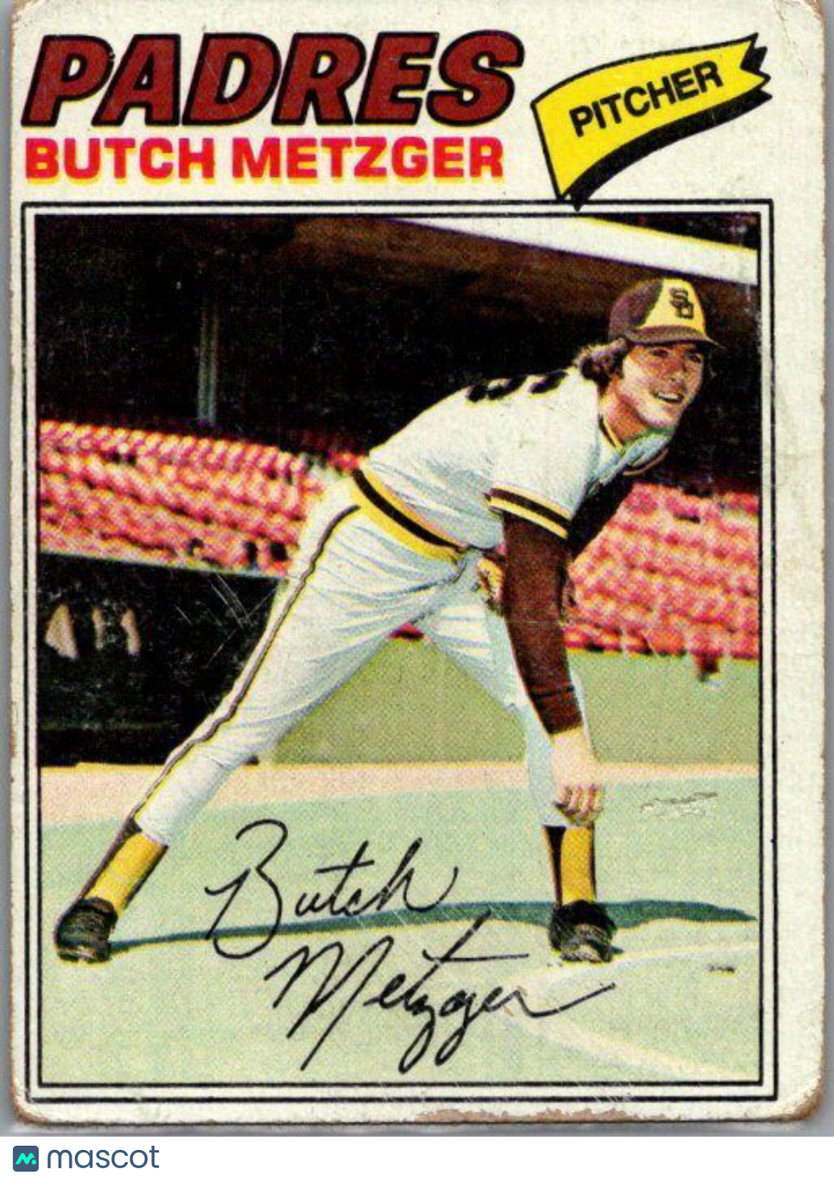 1977 Topps #215 Butch Metzger