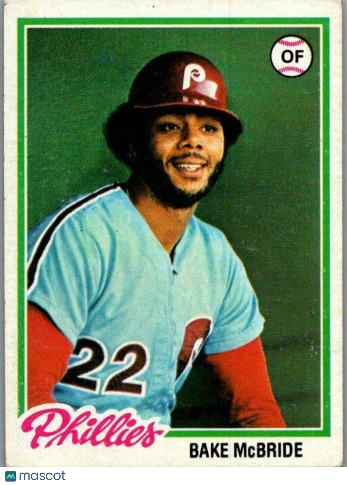 1978 Topps #340 Bake McBride