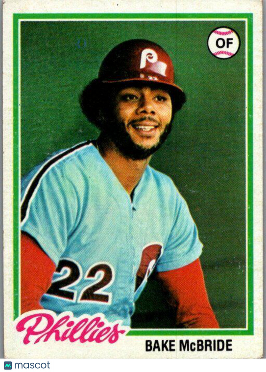 1978 Topps #340 Bake McBride