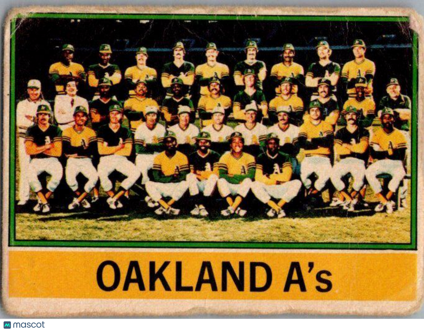 1976 Topps #421 Oakland A's