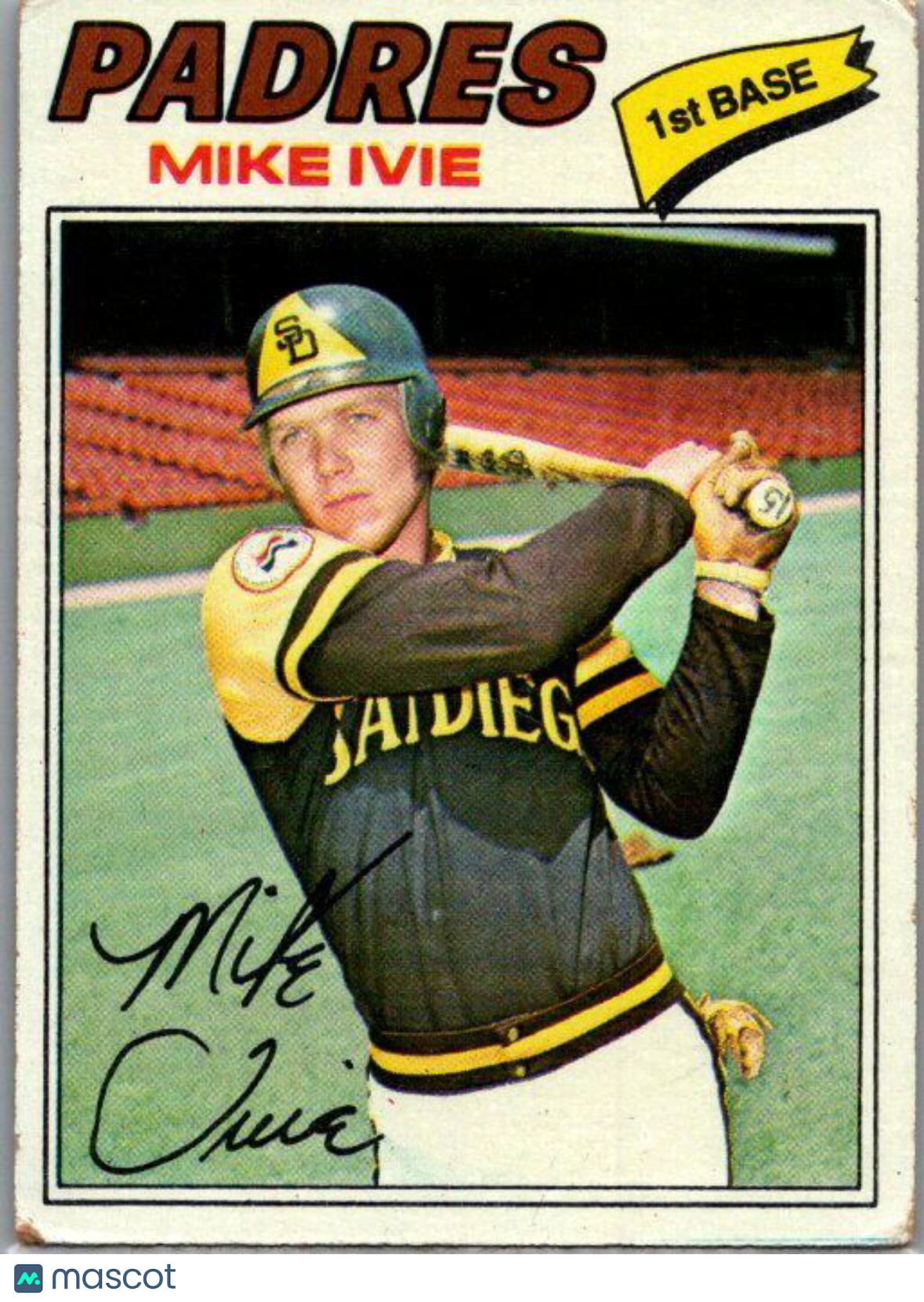 1977 Topps #325 Mike Ivie