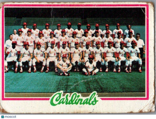 1978 Topps #479 St. Louis Cardinals