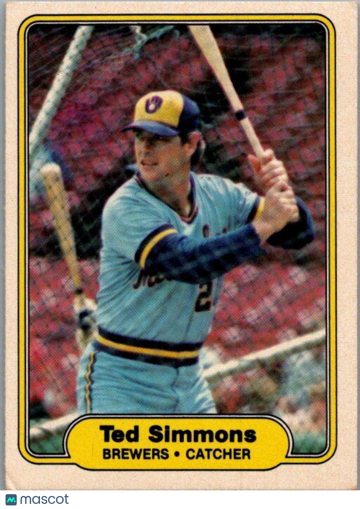 1982 Fleer #152 Ted Simmons