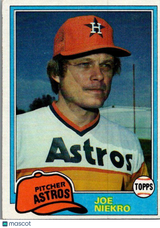 1981 Topps #722 Joe Niekro