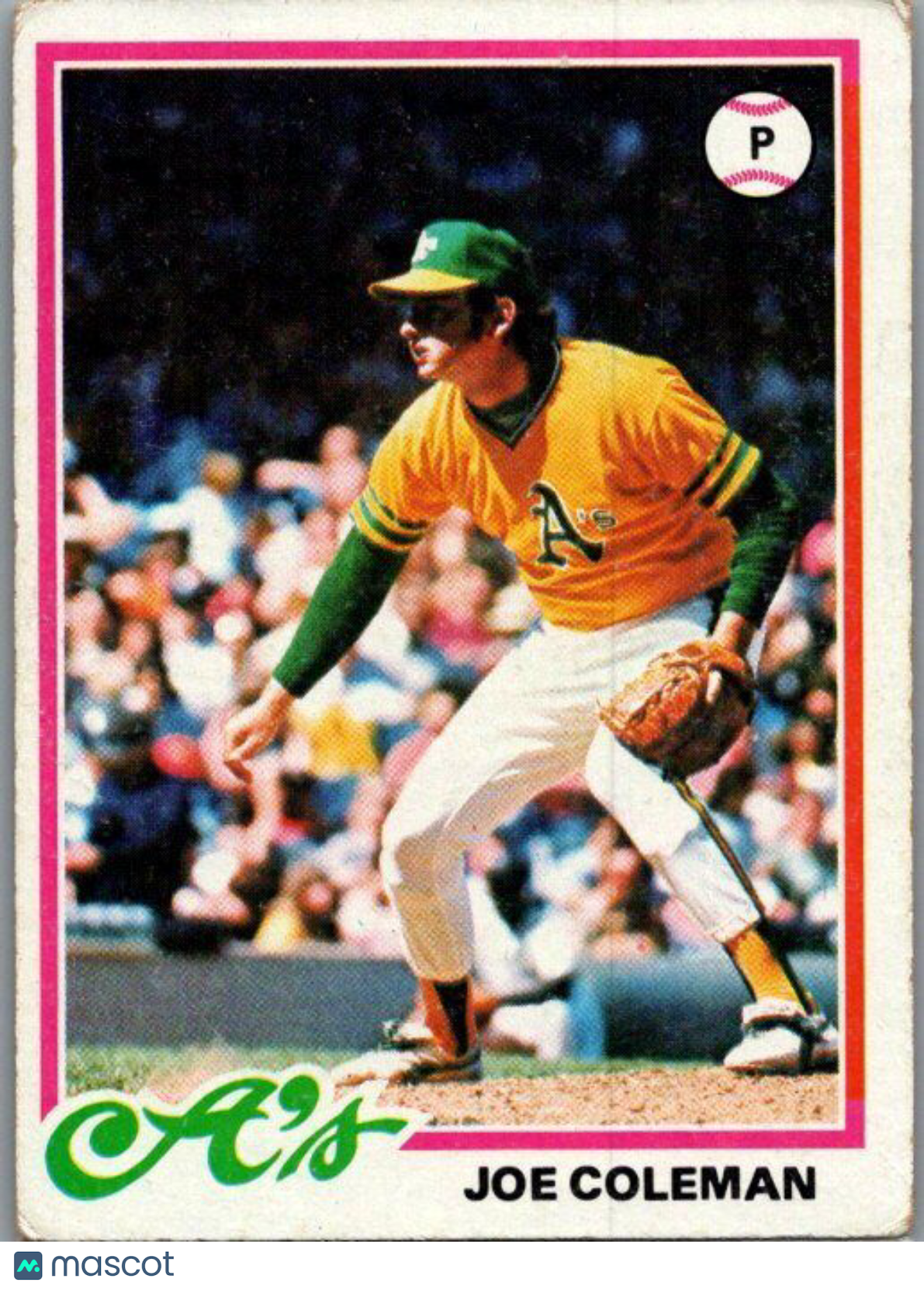 1978 Topps #554 Joe Coleman