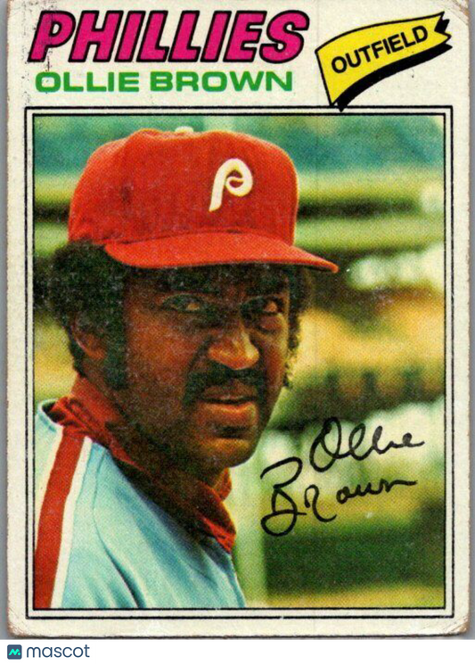 1977 Topps #84 Ollie Brown