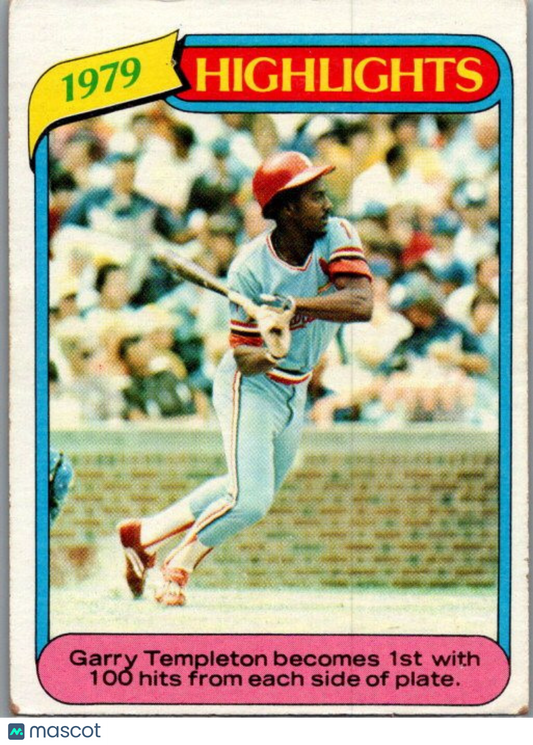 1980 Topps #5 Garry Templeton